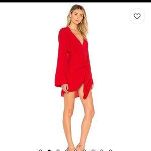 L’Academie The Janeiro Mini Dress in Red